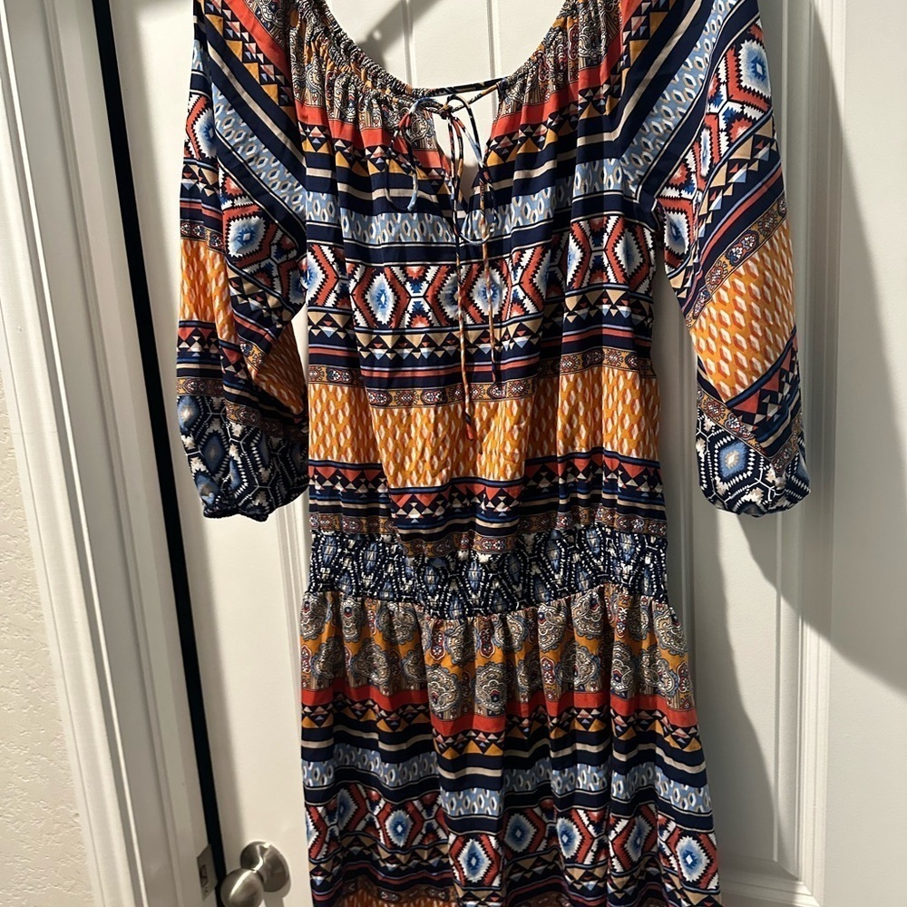 Betsey Johnson Multicolor Patterned Mini Dress - Picture 5 of 16